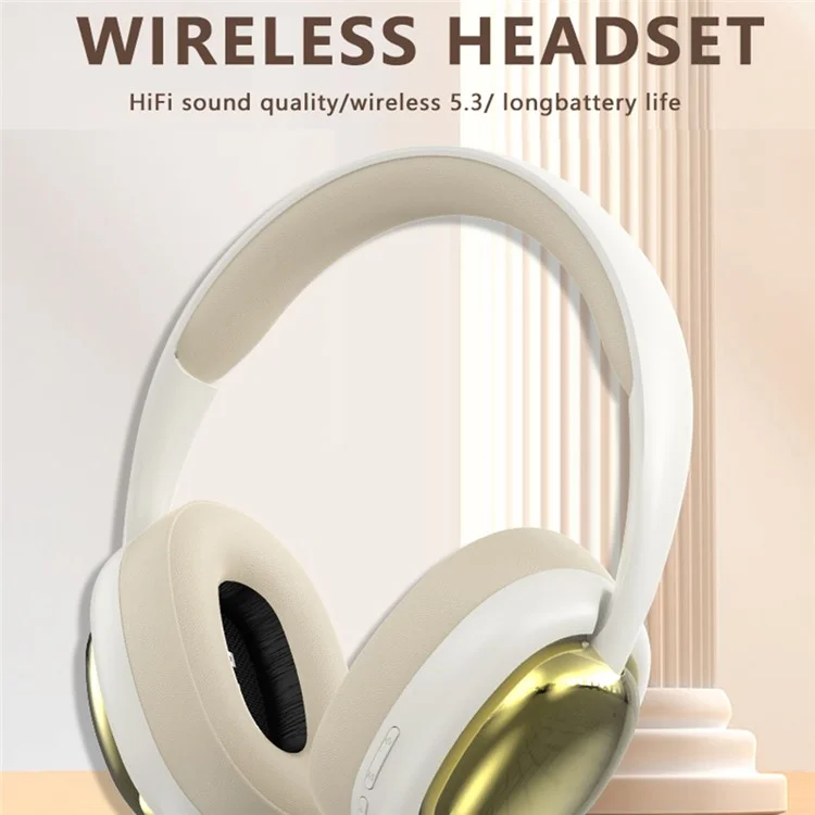P7236 Pro Over-over-ear Gaming Gaming Harphone HD Sound de Baja Latencia Bluetooth 5.3 Soporte de Auriculares Aux / TF / FM - Naranja