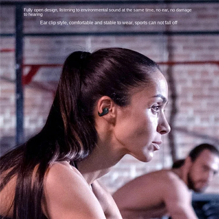Écouteurs Bluetooth Sans Fil T7500 Écouteur de Conduction en os - Noir