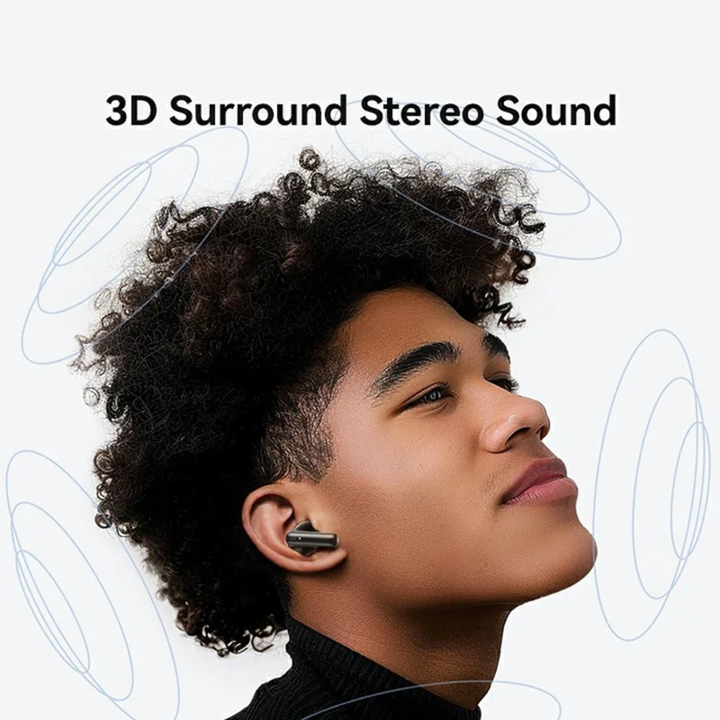 USAMS IF27 IF Series TWS Earbuds In-Ear Bluetooth-compatible Earphones with Capsule Charging Case - Black