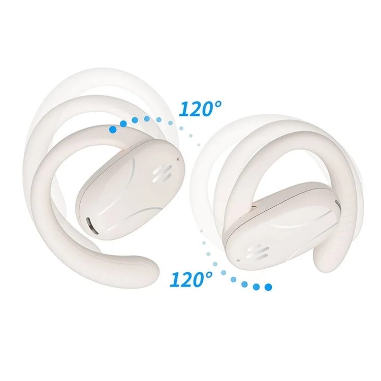 SP30 AI Directional Voice Transmission Open Ear Headphones Bluetooth-compatible Earphones with Rotating Hook - Nude
