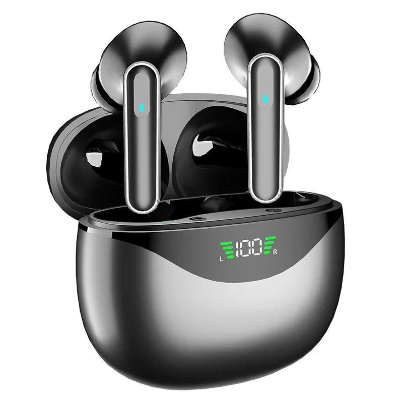 DP4 HiFi Sound Bluetooth-compatible Earphones Noise Reduction Wireless In-Ear Headphones - Black