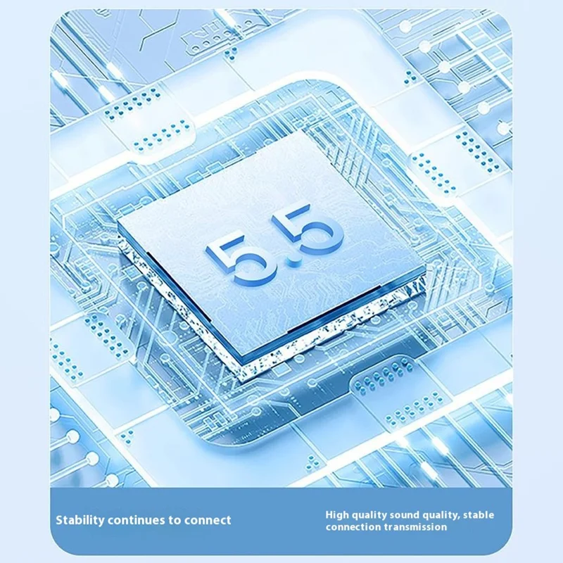 V700 Wireless Earbuds Bluetooth-compatible 5.5 Sports Earphones with Earhooks LED Power Display - Grey