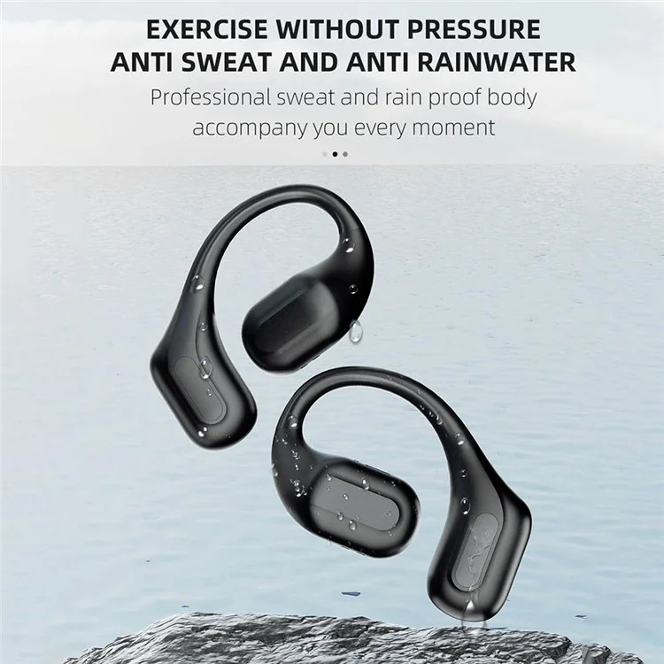 DUDAO U17pro Air Condução Bluetooth Ear Fone de Ouvido Pendurado Sports Sports Music Headset - Preto