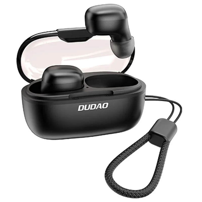 DUDAO U17s TWS Bluetooth-compatible Earphones Mini In-Ear Noise Reduction Wireless Music Headset - Black