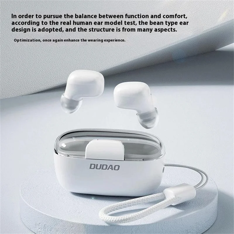 DUDAO U17s TWS Bluetooth-compatible Earphones Mini In-Ear Noise Reduction Wireless Music Headset - Black