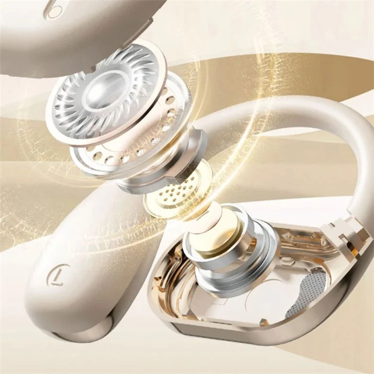 DUDAO U17Max OWS Auricolare Bluetooth Auricolare Ear Hanging Touch Sports Music Calls - Albicocca