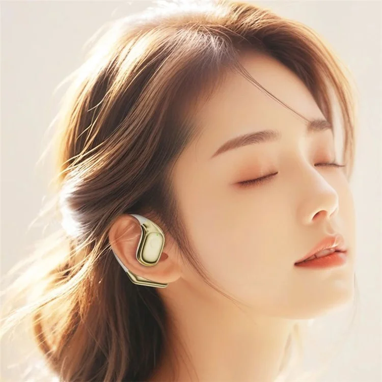 DUDAO U17Max OWS Auricolare Bluetooth Auricolare Ear Hanging Touch Sports Music Calls - Albicocca
