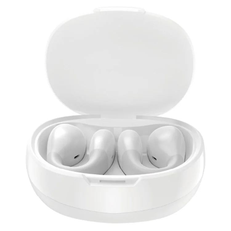 DUDAO U17 Ear Clip Bluetooth-compatible Earphone Bone Conduction Wireless Stereo Music Headset - White