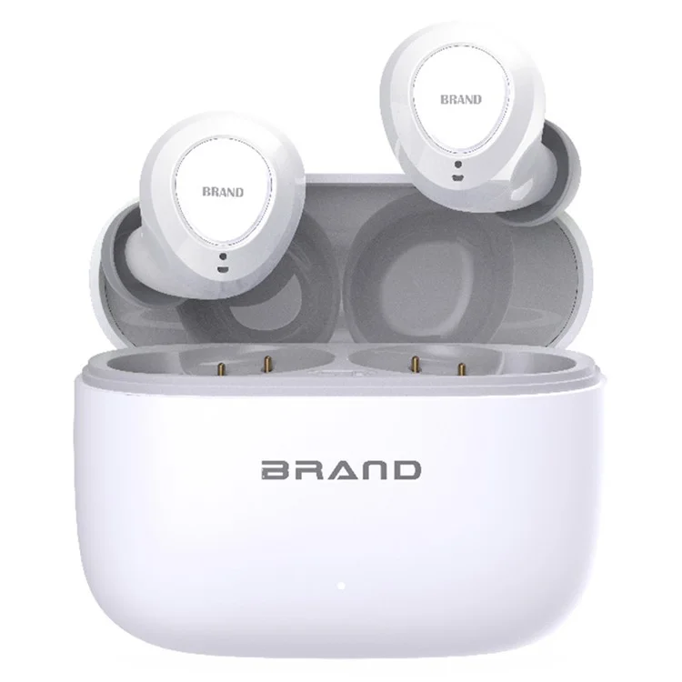 Bulk Purchasing G13-D TWS Wireless Bluetooth-compatible 5.4 Earbuds Bean Shape In-Ear Headphones for iPhone Android - White