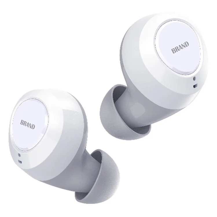Bulk Purchasing G13-D TWS Wireless Bluetooth-compatible 5.4 Earbuds Bean Shape In-Ear Headphones for iPhone Android - White