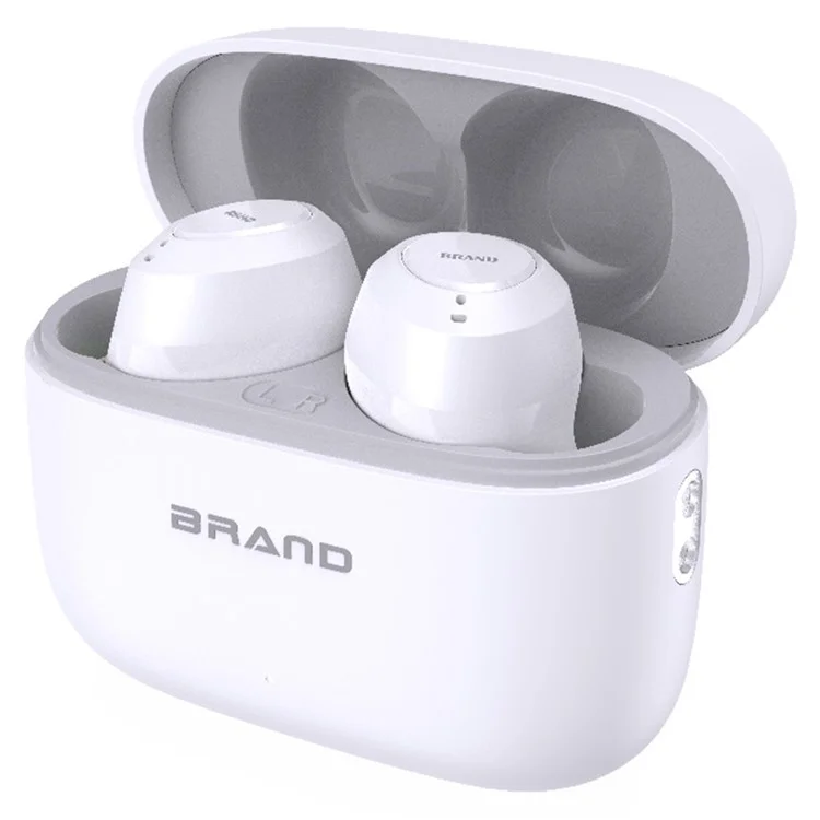 Bulk Purchasing G13-D TWS Wireless Bluetooth-compatible 5.4 Earbuds Bean Shape In-Ear Headphones for iPhone Android - White