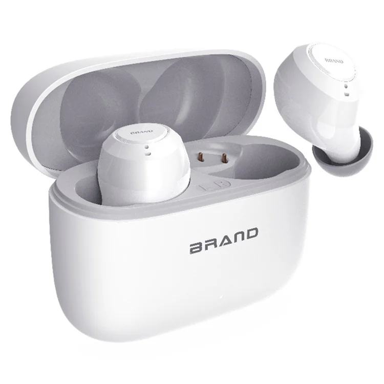 Bulk Purchasing G13-D TWS Wireless Bluetooth-compatible 5.4 Earbuds Bean Shape In-Ear Headphones for iPhone Android - White
