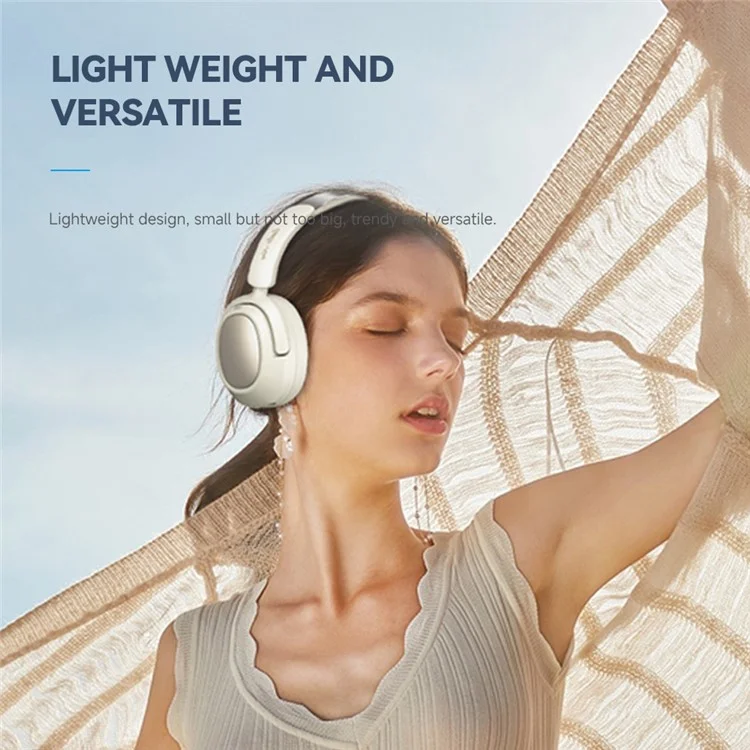 LULE King 2.4G Wireless Bluetooth-compatible Stereo Headphone Over-Ear Noise Reduction Gaming Music Headset - White