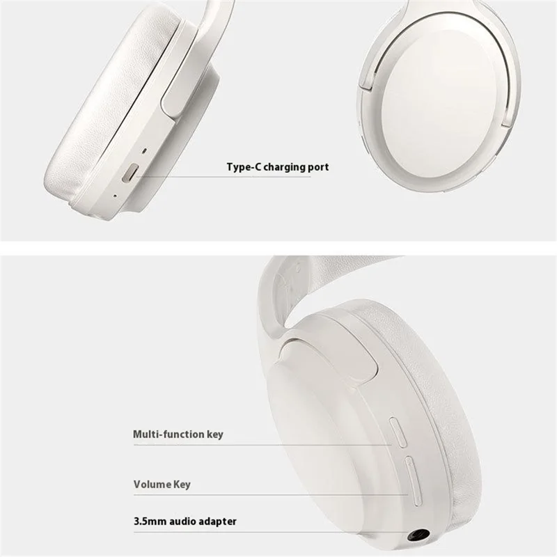 DUDAO X22Pro Bluetooth-compatible Headphones Noise Reduction Foldable HiFi Stereo Wireless Headset - Black