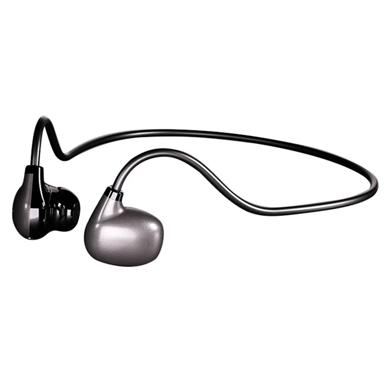 AKZ-G13 Bone Conduction Wireless Sport Earphones Bluetooth-compatible 5.3 Fingerprint Touch Headphones - Black