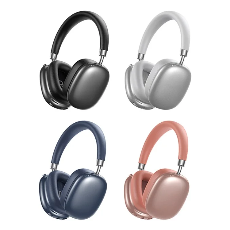 REMAX RB-602HB Wireless Headset Bluetooth-compatible 5.4 Over-Ear Headphones - Blue