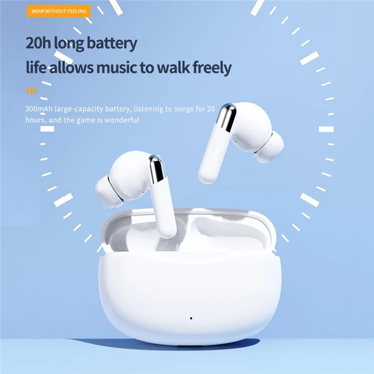YW15 TWS Bluetooth In-Ear-Kopfhörer mit ANC, ENC, Geräuschreduzierung und kabellosem Musik- und Gaming-Headset - Schwarz