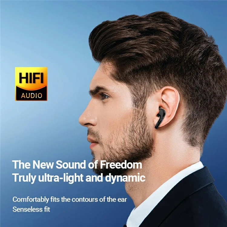 CELEBRAT W52 Écouteurs sans fil TWS Bluetooth 5.0 Écouteurs intra-auriculaires Contrôle tactile - Noir