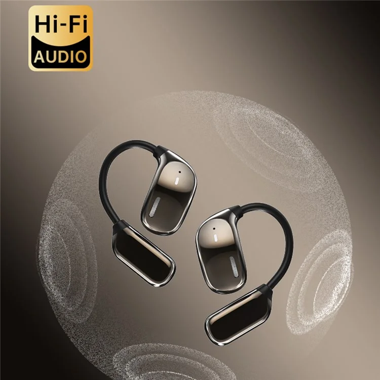JM16 OWS Bluetooth-compatible Earphones Air Conduction Sport Wireless Ear Hook Music Call Headset - Grey