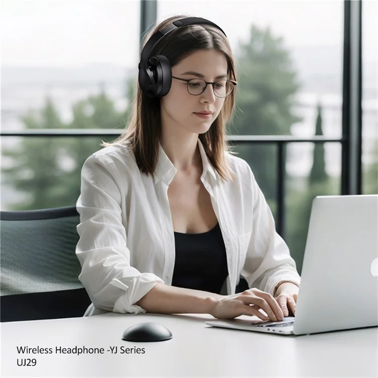 Fones de ouvido Bluetooth USAMS UJ29 Over Ear, 3 modos de música EQ Fones de ouvido sem fio