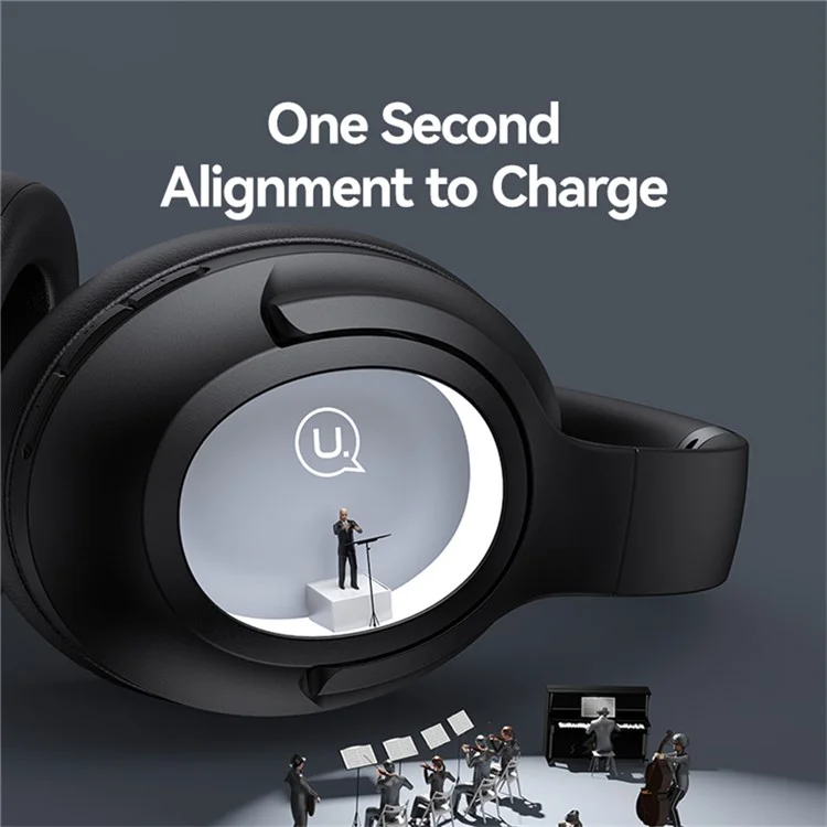Fones de ouvido Bluetooth USAMS UJ29 Over Ear, 3 modos de música EQ Fones de ouvido sem fio