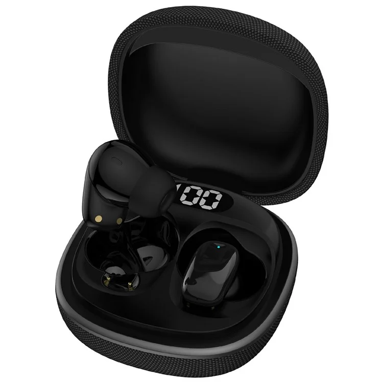 LX-5100 In-Ear Bluetooth-compatible Earphones 4-Mic ENC Noise Cancellation Touch Control TWS Headphones - Black