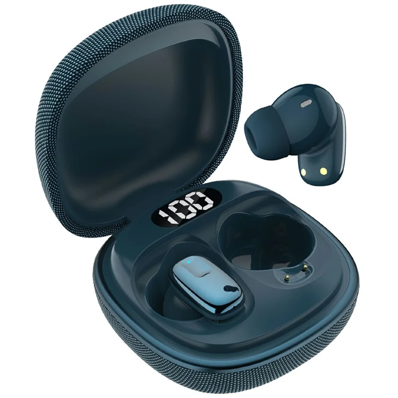 LX-5100 In-ear Bluetooth-compatible Earphones 4-Mic ENC Noise Cancellation Touch Control TWS Headphones - Blue