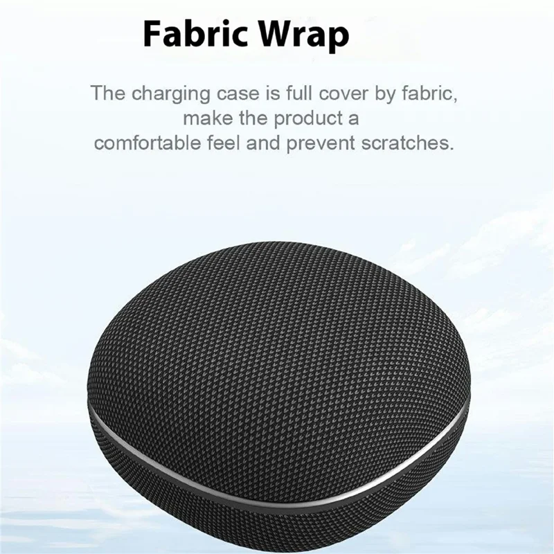 LX-5100 In-ear Bluetooth-compatible Earphones 4-Mic ENC Noise Cancellation Touch Control TWS Headphones - Blue