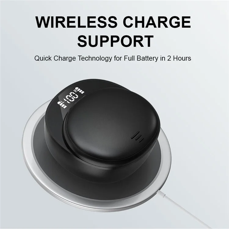LX-410 Fones de ouvido Bluetooth 5.3 com formato de feijão, controle touch e modo de sono - Verde