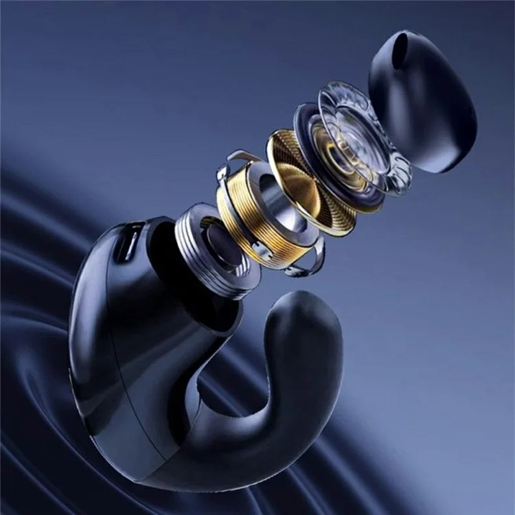 Auricolari Bluetooth i66 semi-in-ear con clip, riduzione del rumore ENC, auricolari wireless