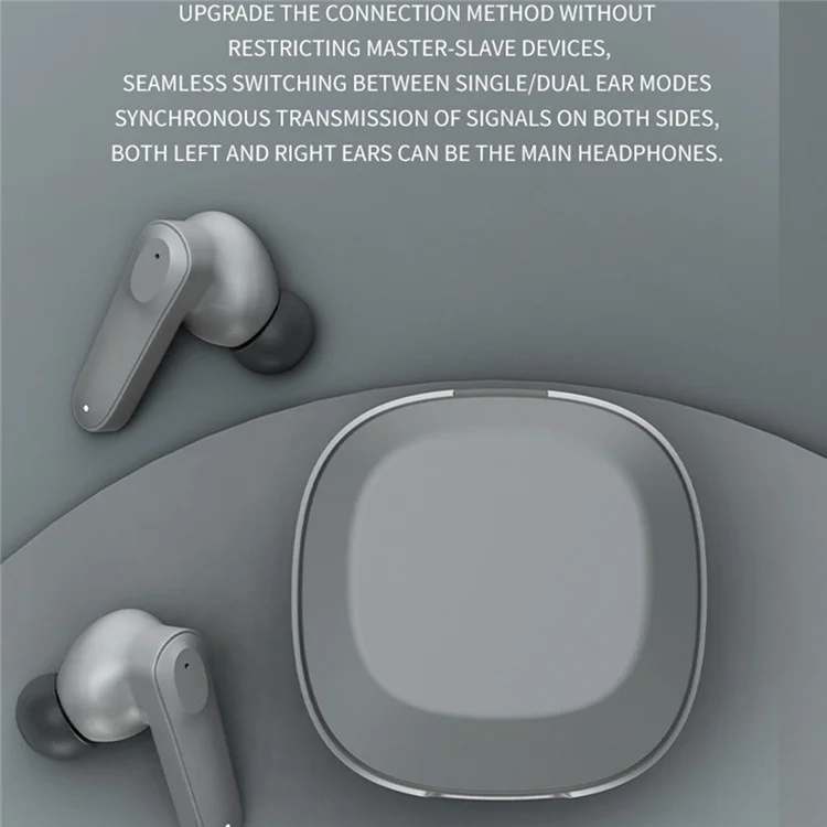 A98 Auricolari Bluetooth 5.4 wireless con traduzione multilingue intelligente AI - Grigio