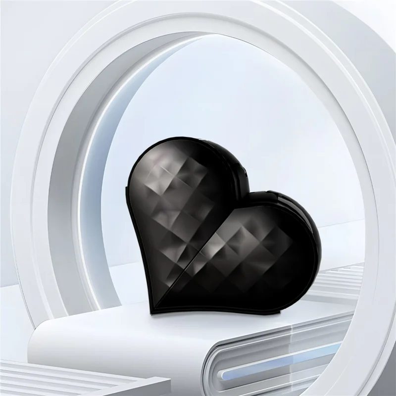 B30 PRO Bluetooth-compatible TWS Earphones with Transformable Heart-Shaped Case Noise Cancelling Wireless Earbuds - Black