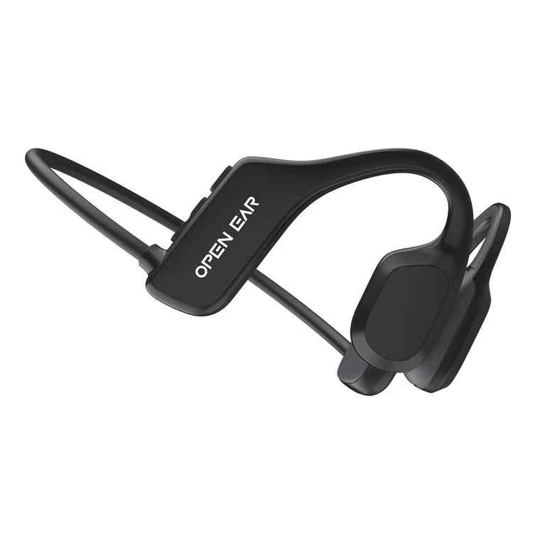 Écouteurs Bluetooth à conduction osseuse Bone X1 à oreille ouverte, étanches IPX5 (certifiés CE ROHS) - Noir