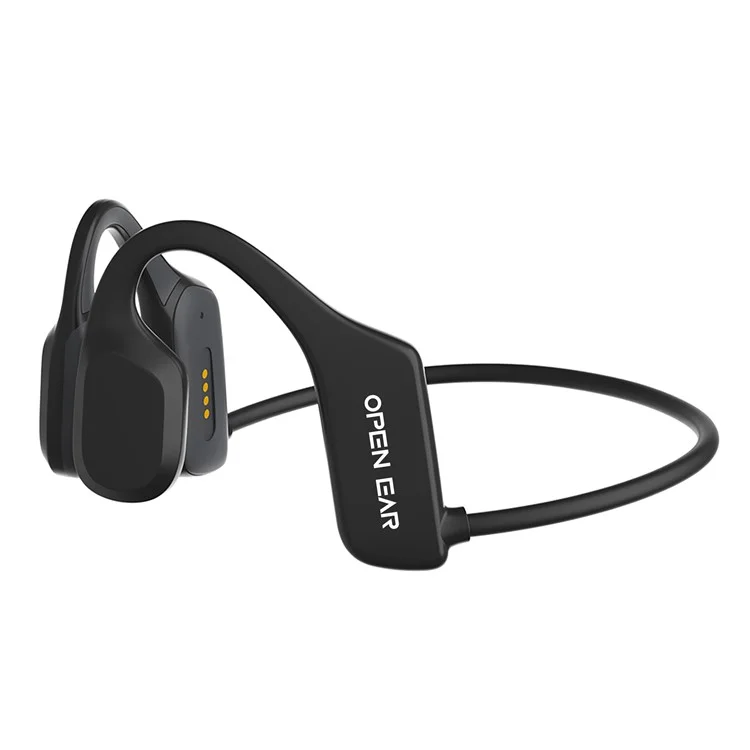 Écouteurs Bluetooth à conduction osseuse Bone X1 à oreille ouverte, étanches IPX5 (certifiés CE ROHS) - Noir