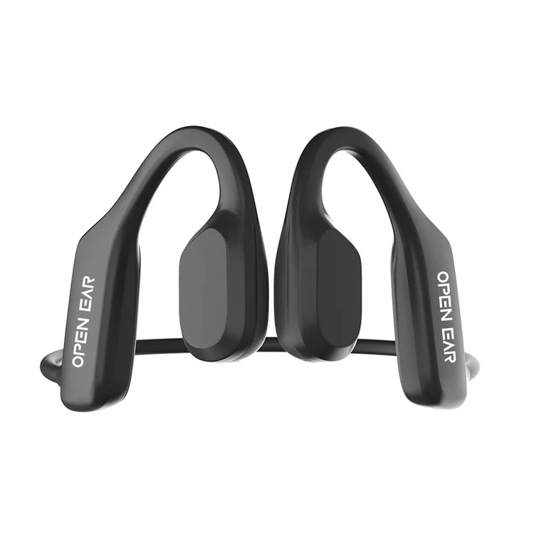 Écouteurs Bluetooth à conduction osseuse Bone X1 à oreille ouverte, étanches IPX5 (certifiés CE ROHS) - Noir