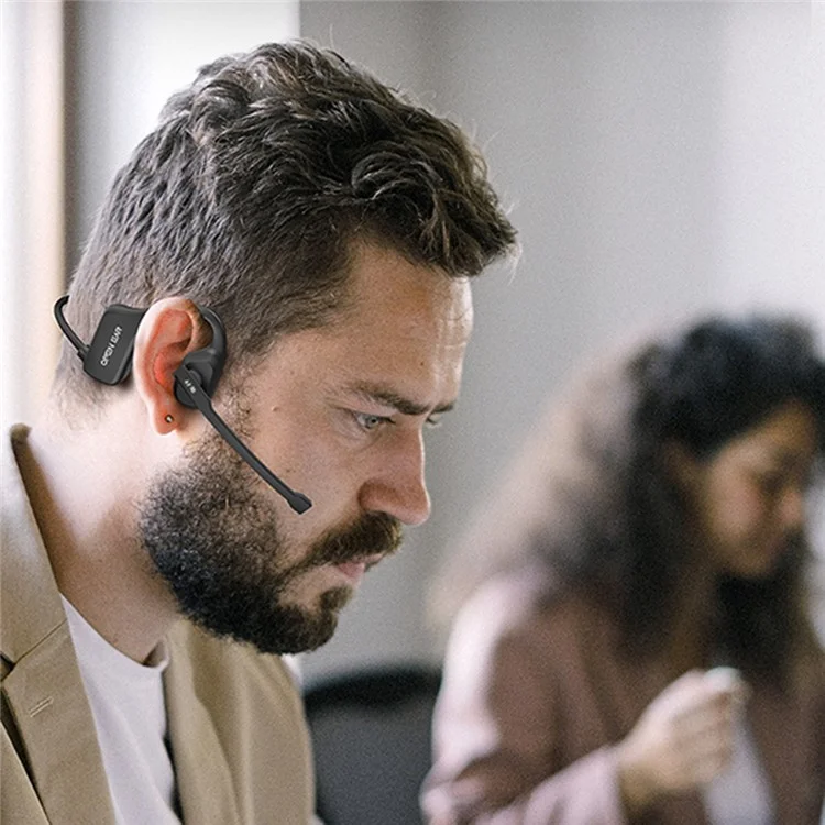 Cuffie Bluetooth per ufficio Openear Air X3 con cancellazione del rumore, design ad orecchio aperto.