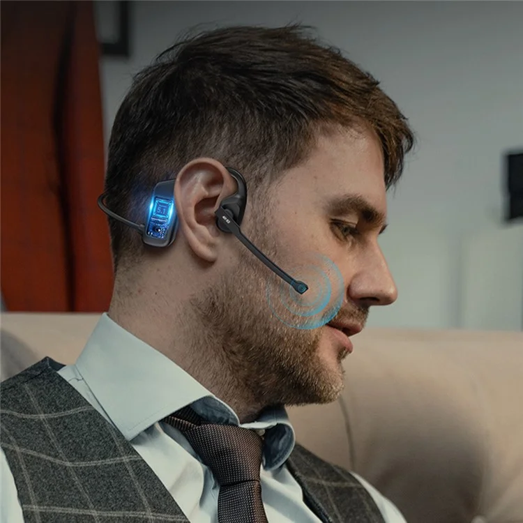 Cuffie Bluetooth per ufficio Openear Air X3 con cancellazione del rumore, design ad orecchio aperto.