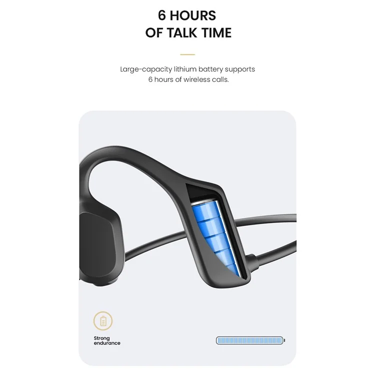Cuffie Bluetooth per ufficio Openear Air X3 con cancellazione del rumore, design ad orecchio aperto.