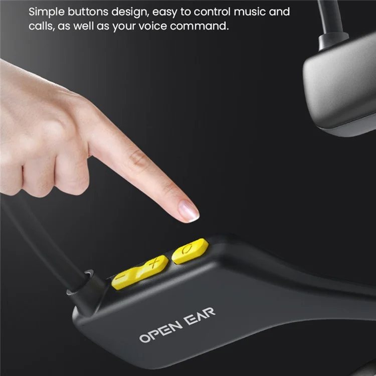 Auriculares de conducción ósea Openear Bone X2 IP68 resistentes al agua con Bluetooth y 8 GB de memoria para nadar - Azul