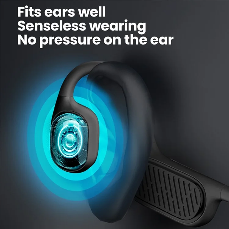 Openear Bone F1 For Swimming IP68 Waterproof Bone Conduction Bluetooth-compatible Headphones with 32G Memory - Black