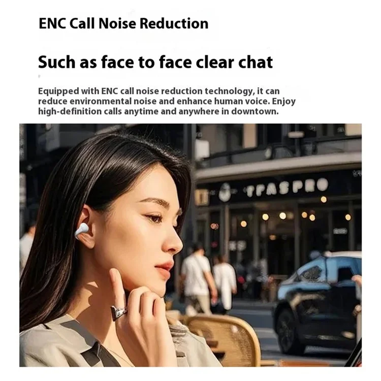 ROCK EB500 Ear Clip Wireless Headset Bluetooth-compatible 5.4 Earphones