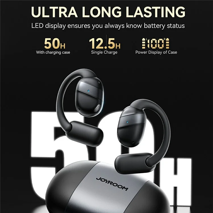 JOYROOM JR-OE4 Auriculares inalámbricos de oído abierto Bluetooth - Negro