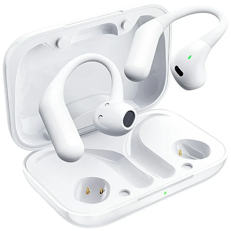 REMAX OpenBuds P15 OWS True Wireless Stereo Earbuds Semi-In-Ear Bluetooth-compatible Headphones - White