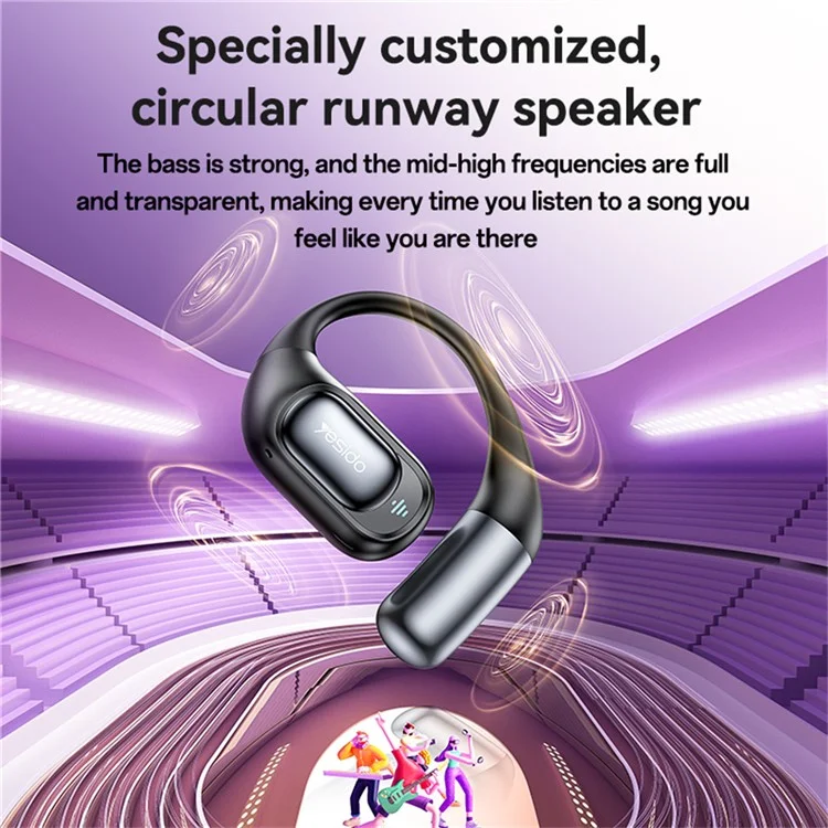YESIDO YSP23 Hanging OWS Headphones ANC + ENC Noise Cancelling Bluetooth-compatible Earbuds