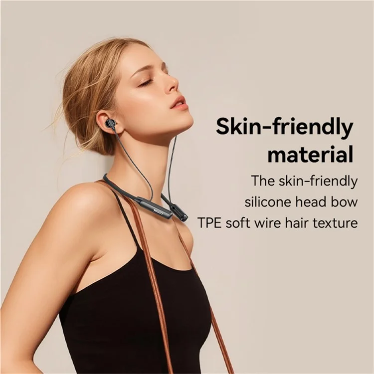 YESIDO YSP21 Bluetooth-compatible 5.3 Neckband Headphones ENC Noise Reduction Magnetic Wireless Earphones