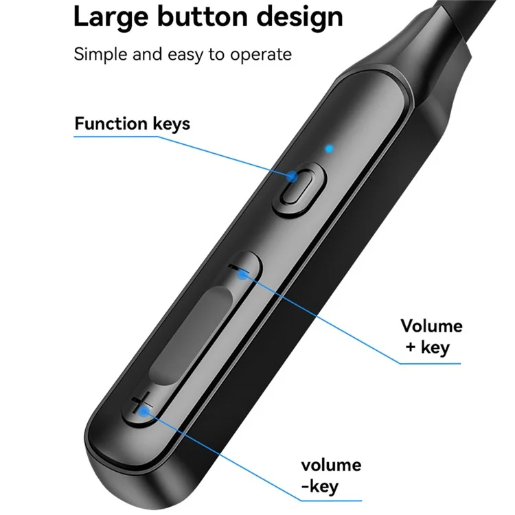 YESIDO YSP21 Bluetooth-compatible 5.3 Neckband Headphones ENC Noise Reduction Magnetic Wireless Earphones