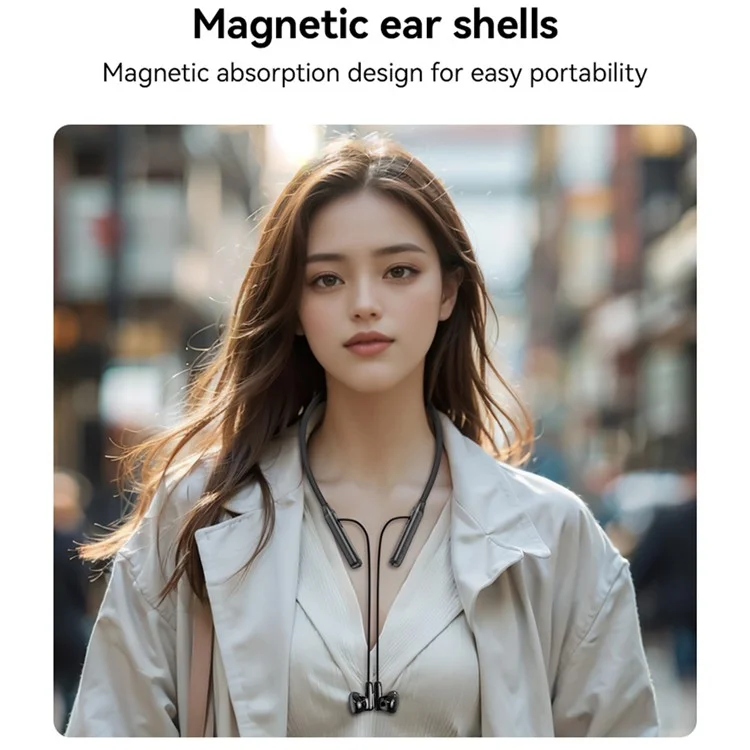 YESIDO YSP21 Bluetooth-compatible 5.3 Neckband Headphones ENC Noise Reduction Magnetic Wireless Earphones