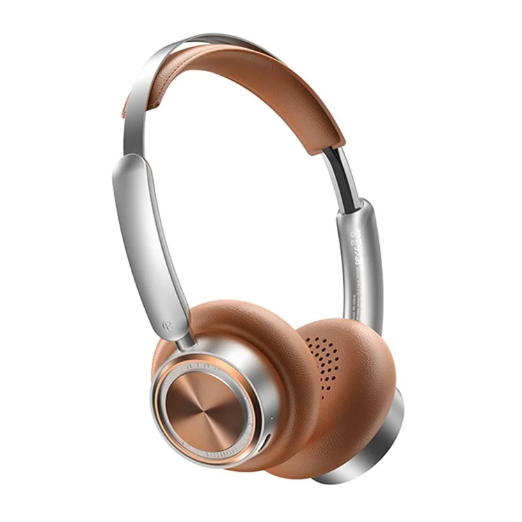 Casque sans fil REMAX RB-830HB rétro portable sur l'oreille avec annulation du bruit ENC - Marron