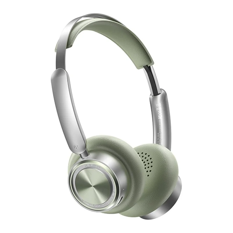 Bezprzewodowe słuchawki REMAX RB-830HB, retro przenośne słuchawki nauszne z Bluetooth i funkcją redukcji szumów ENC - Zielony