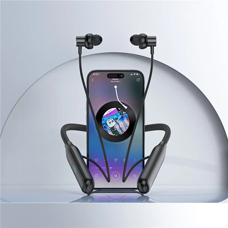 ACEFAST N4 Neckband Bluetooth-compatible Headphones IPX4 Waterproof Earphones Support TF Card
